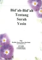 Bid'ah-Bid'ah  Tentang Surah Yasin.pdf